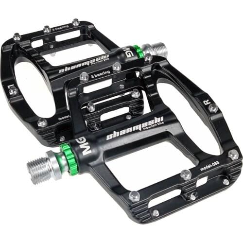 SHANMASHI Mountain Bike pedals mtb Bicycle Pedal MTB Road Bike Ultralight Pedals Aluminum Alloy Cycling 3 Bearings BMX Pedal