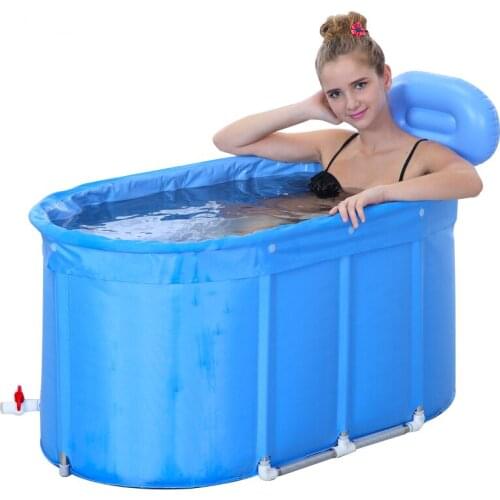Folding Bath Barrel Super-large Childrens Bath Barrel Thickening Household Non-inflatable Bath