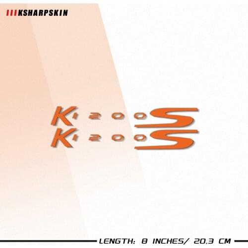 Motorcycle Reflective Stickers Body Helmet Fuel Tank Waterproof Sign Decal for BMW K1200S k 1200 s LOGO Sticker