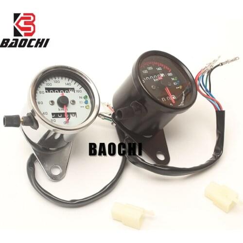 Universal Motorcycle Speedometer Odometer Gauge LCD Screen Escape Tachometer Instruments FOR GN250 ATV Bike Scooter Vintage UTV