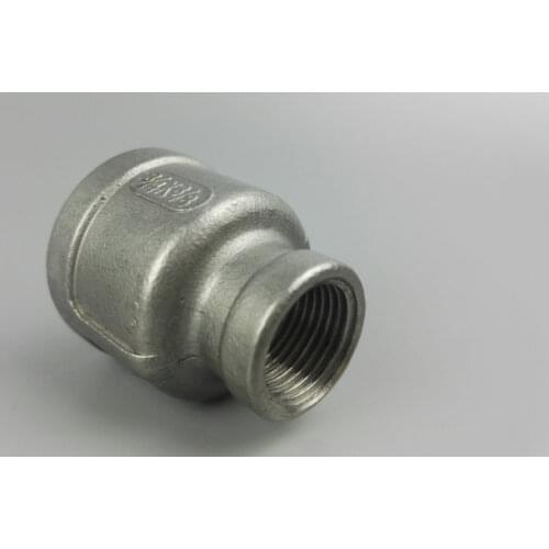 1-1/4" to 3/4" Female BSP Internal Thread Tube Equal Pipe Fitting 304 Stainless Steel Hose Straight Connector