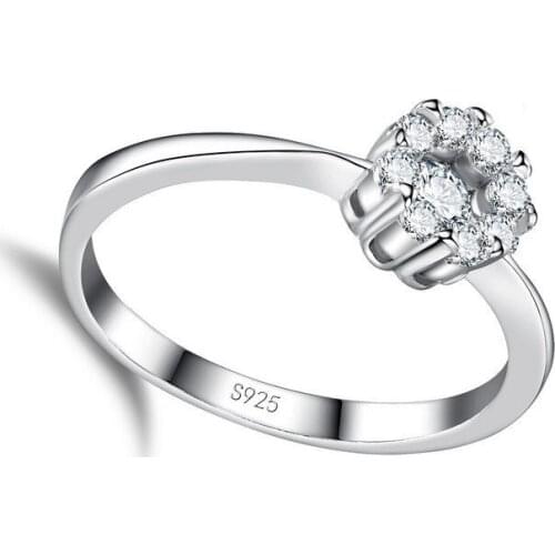 925 Sterling Silver Ring Simple Romantic Style Pulley Modeling For Women Valentines Day Surprise Gift Best Present