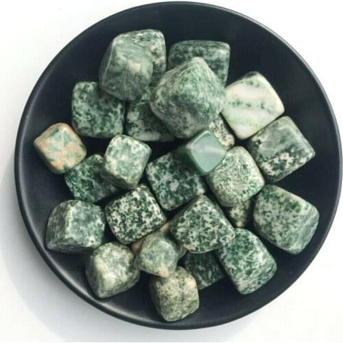 100g Natural Green Tumbled Stone Irregular Polishing Rock and Quartz Healing Natural Stones and Minerals