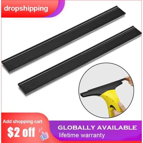 2PCS 280/250/170MM WV60 Scraper Window Cleaner Replace For Karcher WV2 5 WV50 60 70 WV45 WV71 WV75 Plus Series WV Classic Rubber