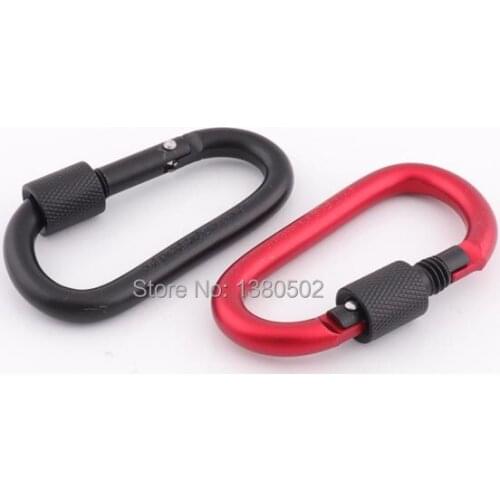 2pcs/lot 78*40mm carabiner aluminum alloy buckle hook Keyring Keychain for outdoor