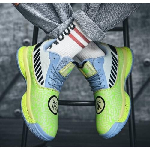 Mens Basketball Sneakers Women Sports Fashion Non-slip Boy Basketball Shoes Gym Shoes Athletic Wear Men Retro High Top Shoes