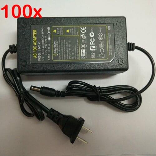 FREE DHL/FEDEX 100pcs/lot DC12V 3A 36W Power Adapter Input AC100V~240V Power supply,EU/UK/US/AU for CCTV/LED Light