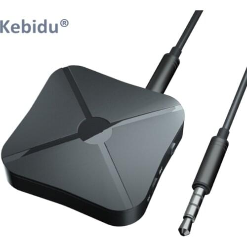 Kebidu 2 IN 1 Bluetooth Audio Receiver Transmitter Wireless Adapter Audio With 3.5MM AUX Audio For Home TV Speaker
