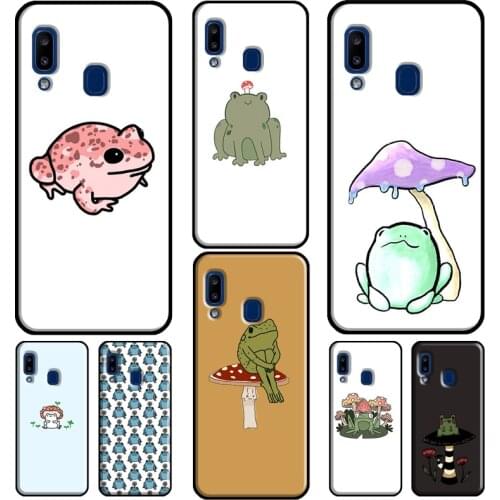 Mushroom frog For Samsung Galaxy A52 A72 A32 A12 A10 A40 A50 A70 A21S A20e A11 A31 A41 A51 A71 Phone Cover