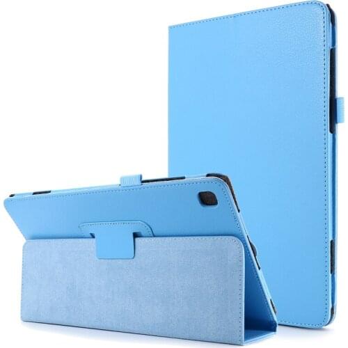 Lychee Pattern Case For Samsung Galaxy Tab S6 Lite 10.4 2020 SM-P610 SM-P615 10.4 inch Flip Stand PU Leather Cover