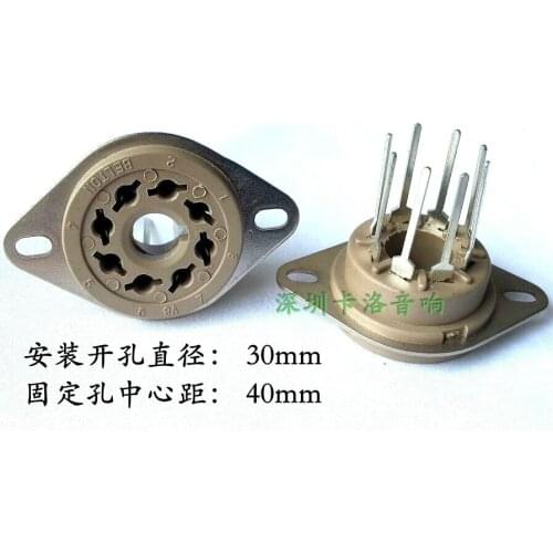 Electronic Tube Holder VT8-PT-L PCB Board KT88EL34 6550 6V6