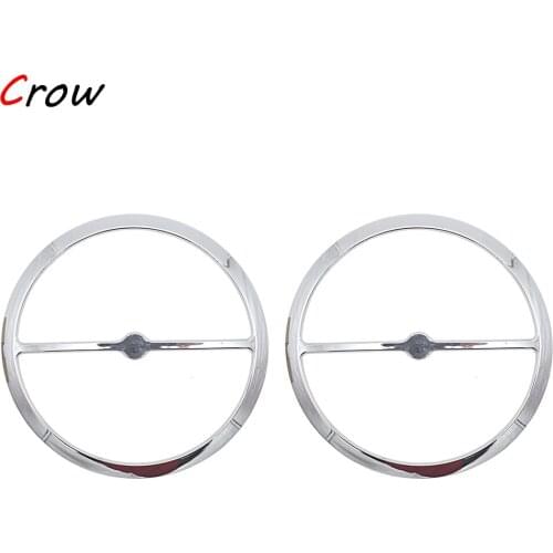 This Chrome Widow President Grills Cover For Harley Touring Electra Glide Motorcycle High Street - Speaker Boxes