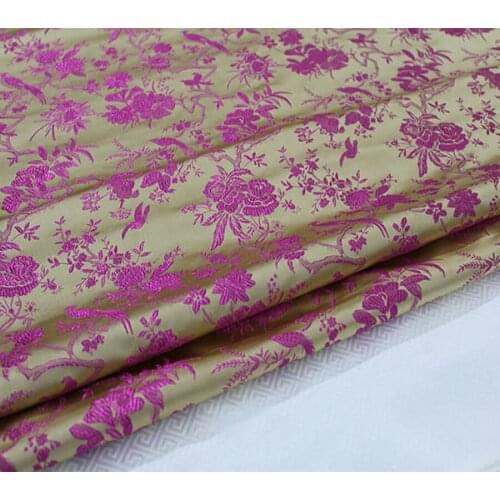 HLQON 75x100cm Imported Metallic Jacquard felt satin Fabric,3D jacquard yarn dyed fabric Women Coat Dress Skirt bag upholstery