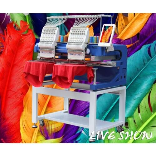HOLiAUMA 10'DAHAO Automatic touch screen operating system Tajima two head embroidery machine