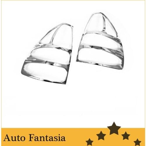 Chrome Tail Light Cover for Toyota Prado Land Cruiser FJ120 -Free Shipping