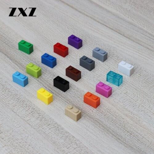 1000PCS DIY Block Brick 1X2 MOC Building Blocks Parts Compatible Self-Locking Bricks 3004 Blocks Creative Children Toys Gifts