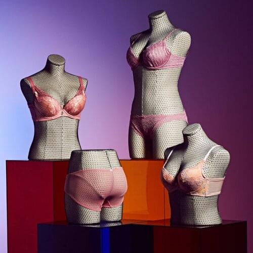 Beautiful Posture New High Soft Elastic Womens Underwear Bra Model Wedding Photography Mannequin