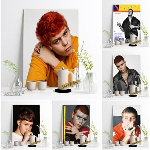 Hot Yung Vintage Hip Hop Singer Music Album Poster Rapper Star Prints Art Canvas Painting Living Room Home Decor Wall Picture