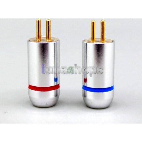 LN006241 Metal 0.78mm Earphone Silver Plated Pins For JH Audio JH16 Pro JH11 Pro 5 6 7 BA Custom