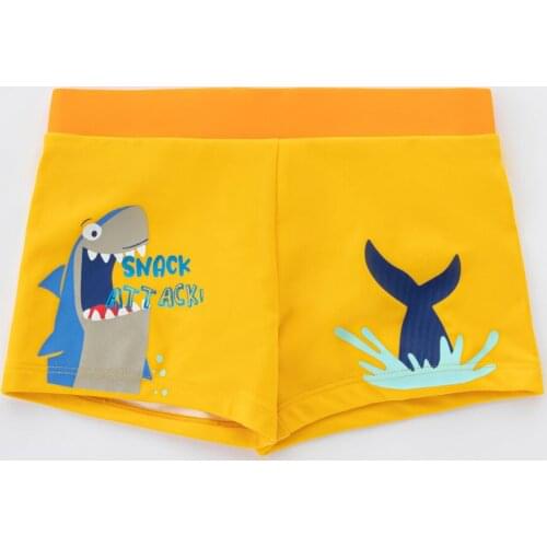 Male Child Angry Sharks Swimsuit
