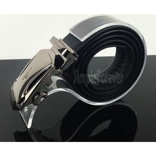 120pcs/lot Garment Clothing Shop Clear Acrylic Men Women Belt Holder Display Rack Exhibition Stand Storage Holders & Racks