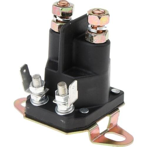 Portable Metal Motorcycle Solenoid Starter Relay for Electronic Applications Practical Replacement Part 3 x 2 x 2.6inch