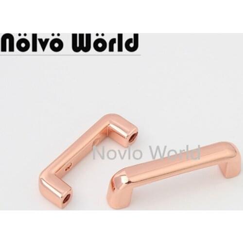 10-50 pieces 5 colors 2 size 20mm 25mm Durable Rose gold arch bridge connector metals,Bag Parts Accessories no scratches