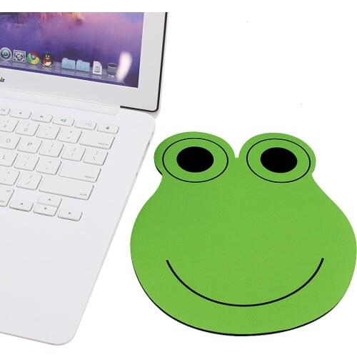CHUYI Cute Cartoon Frog Mouse Pad Mat Animal Designed Gaming Mousepad Decoration Cup Mat Antislip Girls Boys Room For Kids Gift