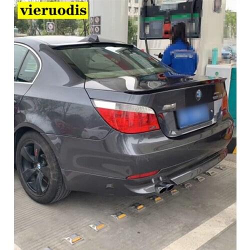 For BMW E60 Spoiler High Quality ABS material Car Rear Wing SpoilerS For BMW E60 M5 520 525 528 535 Spoiler 2008-2011