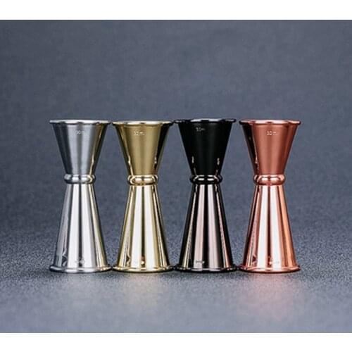 Cocktail Bar Jigger Stainless Steel Japanese Design Jigger Double Spirit Measuring Cup For Home Bar Party Useful Bar Accessories