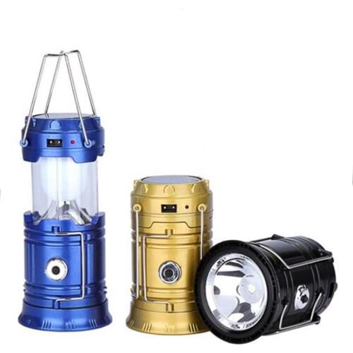 Stretch Retractable Usb Solar Energy Charging Emergency Light Led Portable Light Horse Light Super Bright Outdoor Camping Light