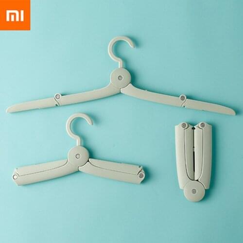 Xiaomi Travel clothes hanger Portable Folding Clothes Hanger Multifunction Magic Stretch Drying Rack Home Wardrobe Storage Rack
