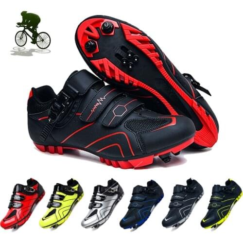 New Mountain Cycling Shoes Men Breathable Sports Bicycle Sneakers Professional Athletic Bike Shoes Sapatilha Spd Ciclismo Female