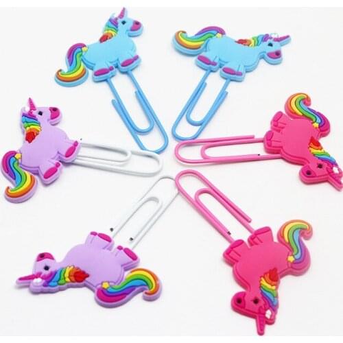 10pcs Rainbow Unicornio Gift Bookmark Unicorn Birthday Party Decorations Kids Souvenirs Event Party DIY Decoration Party Favors