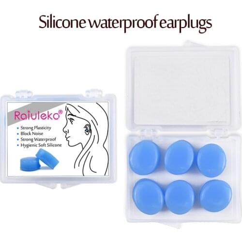 6Pcs Anti-Noise Sleeping Earplugs Noise Reduction Sound Insulation Soft Swimming Earplugs Quiet Learn Workplace Safety Supplies