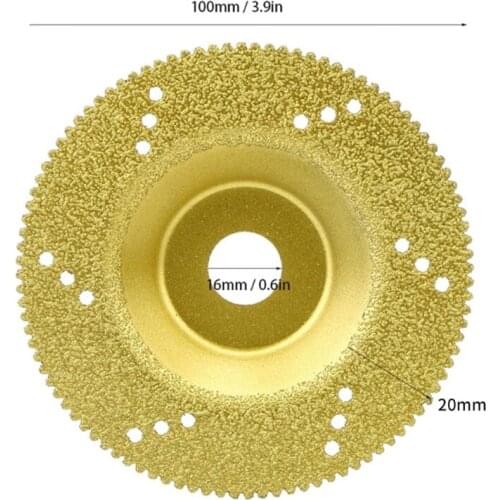 Diamond Cutting Disc Saw Blade Grinding Porcelain Cutting Disc Grinding and Sanding Discs for Rotary Tools Carpenters M17E