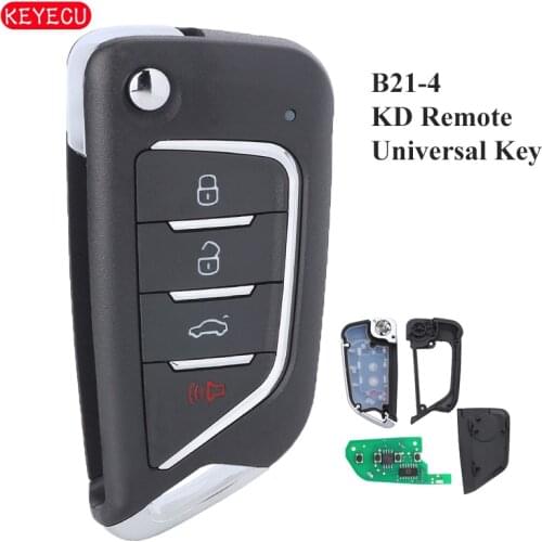 B21-4 KEYDIY Universal KD900 KD900+ URG200 Mini KD KD-X2 4 Button Remote Control KD Remote Car Key B21-4