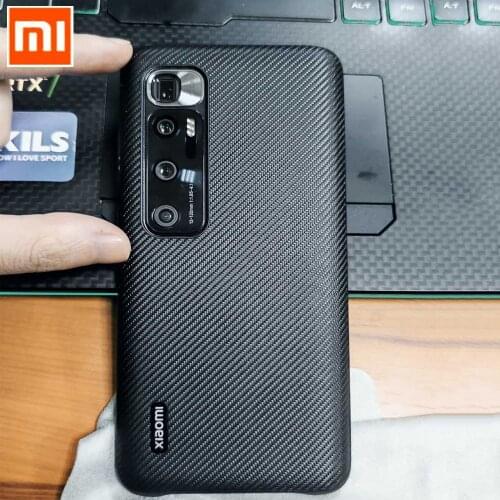 Xiaomi Mi 10 Ultra Case Original MI Textured Nylon Fiber Carbon Fiber / Kevlar Back Cover Case For Xiaomi Mi 10 Ultra MI10 Ultra