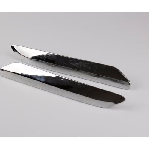 For Citroen C5 2008-2015 Rear Bumper Chrome Silver Trim Strip Decoration Cover