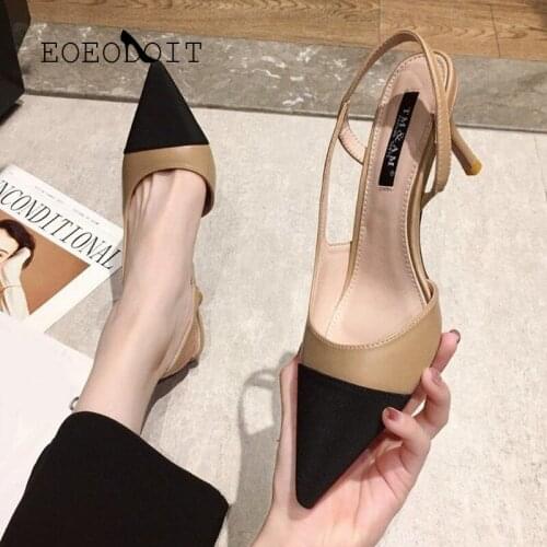 EOEODOIT Leather Pumps