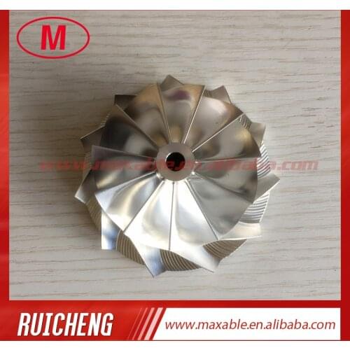 GTX3576 58.00/76.13mm 11+0 blades performance turbo Billet/Milling/aluminum 2024 compressor wheel for 803713-0001/700177-0042