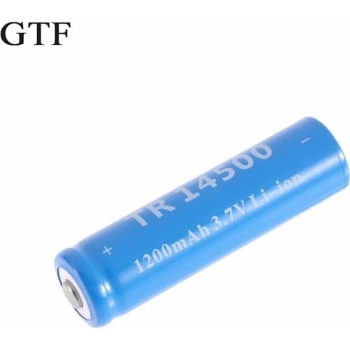 GTF 3,7 V 1200 mAh TR 14500 Li-Ion Wiederaufladbare Laterne Batterie 14500 Batterie