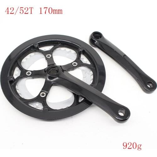 6/7/8/9 Speed 42/52T 170mm MTB Bike Crank Set Hollow Tooth Plate Bike Crank Set MTB Bicycle Crankset Sprocket