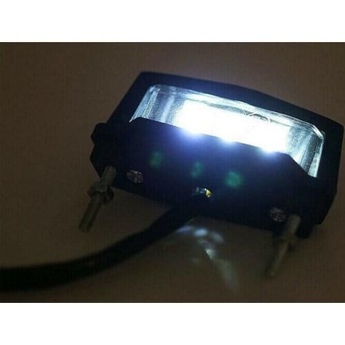 Number Plate White Light Rear Tail Lamp for Motorcycle Cafe Racer