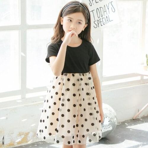 2018 new spring autumn/winter/summer Girls Kids Boys Dot Dress comfortable cute baby Clothes Children Clothing
