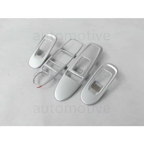 New 4pcs Window Glass Switch Panel ABS Cover Trim For Nissan Patrol 2017