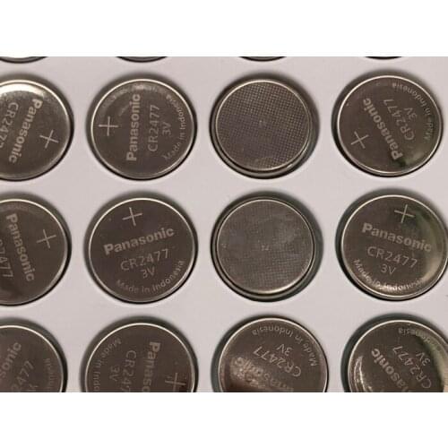 10pcs/lot Original Panasonic CR2477 CR 2477 3V High Performance High Temperature Resistant Button Coin Battery Cell Batteries