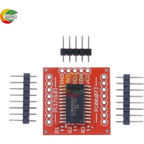 PCF8575 PCF8575C IIC I2C I/O Interface Extension Expansion Shield Module For Arduino 16 bit SMBus Control Board Microcontroller