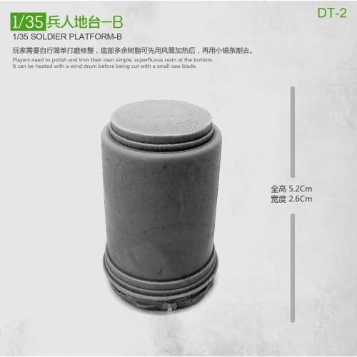 1/35 Resin Soldier Platform-b Soldier accessories Dt-2