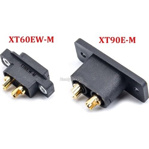 1PCS XT60EW-M / XT90E-M Battery Plug Gold-plated Male Connector DIY Connecting Part for RC Aircraft Drone Accessories